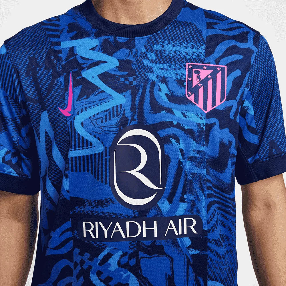 Camisa Atletico de Madrid III 25/26 Torcedor Masculina Azul