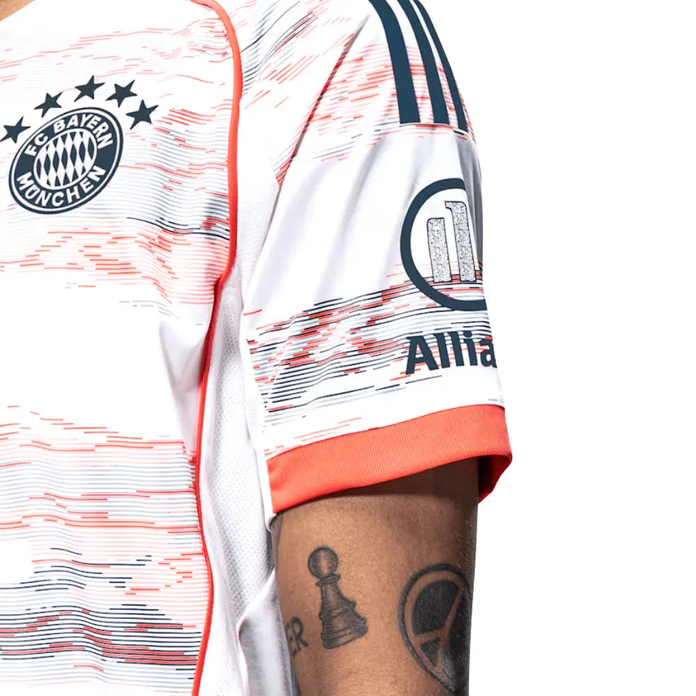Camisa Bayern de Munique 25/26 II Away Torcedor Masculina Branca
