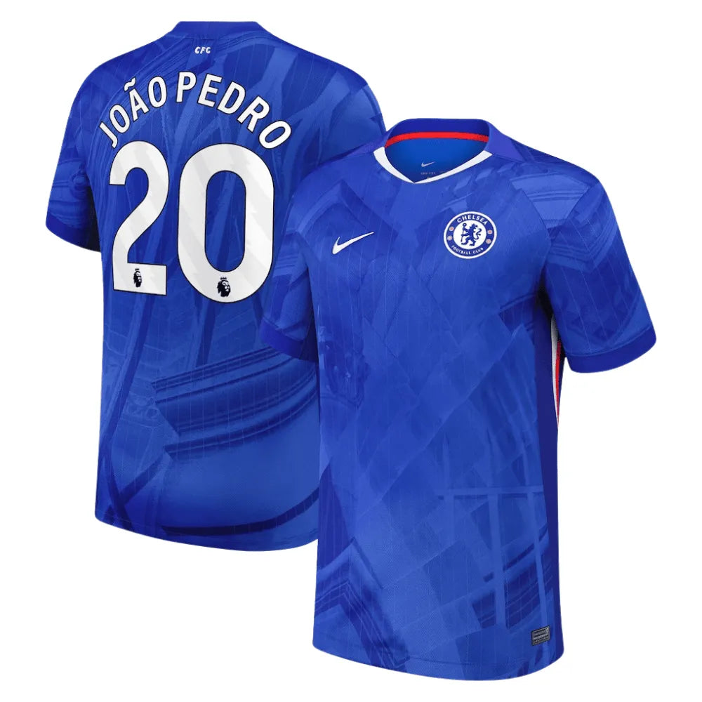 Camisa Chelsea I 25/26 Home Torcedor Masculina Azul João Pedro 20