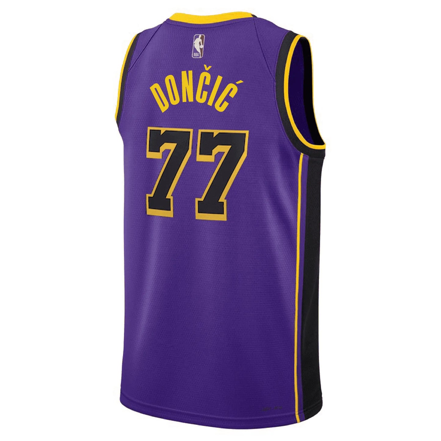 Regata NBA Los Angeles Lakers Jordan Statement Edition Swingman Jersey Luka Doncic 77 Roxa