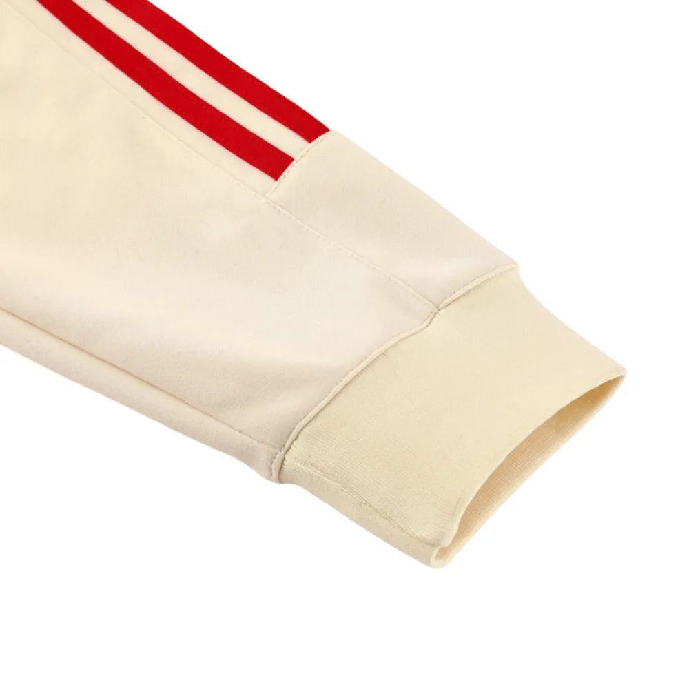 Conjunto Moletom Blusa e Calça Bayern de Munique 24/25 Creme Canguru Masculino