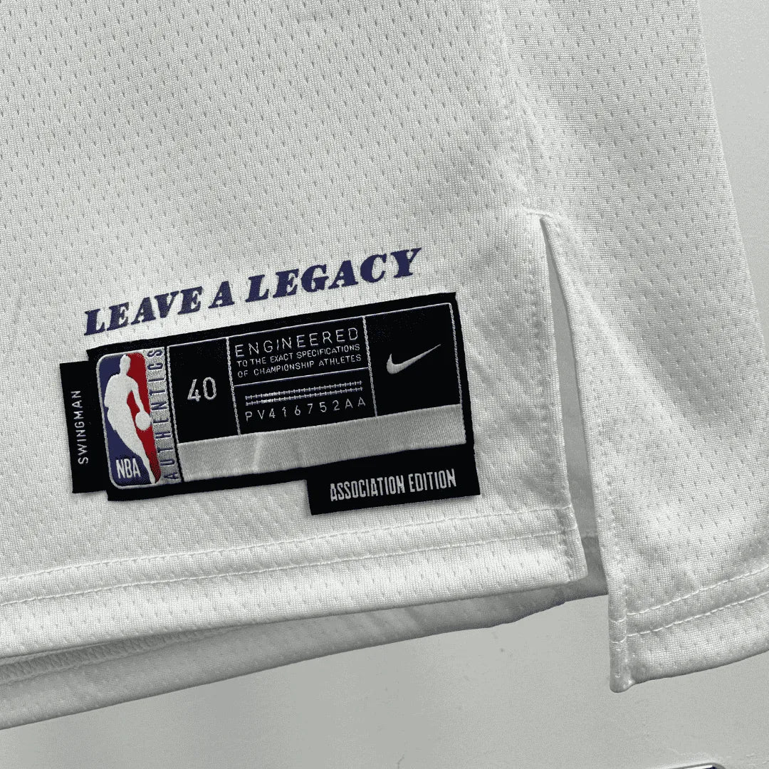 Regata NBA Los Angeles Lakers Association Edition Swingman Jersey Luka Doncic 77 Branca