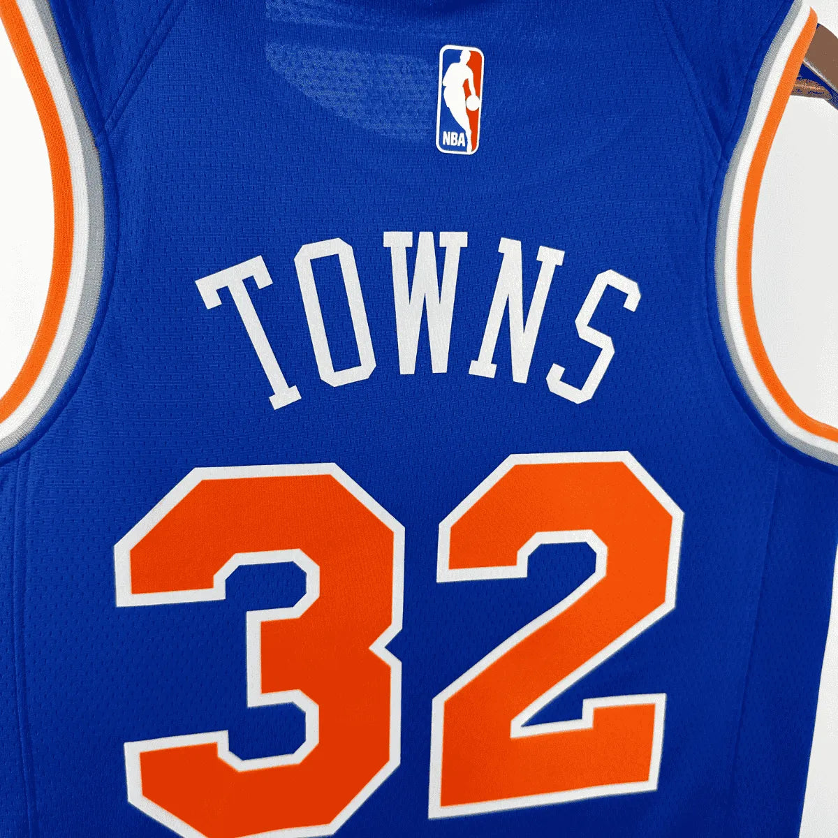 Regata NBA New York Knicks Icon Edition Jersey Azul Karl Anthony Towns 32