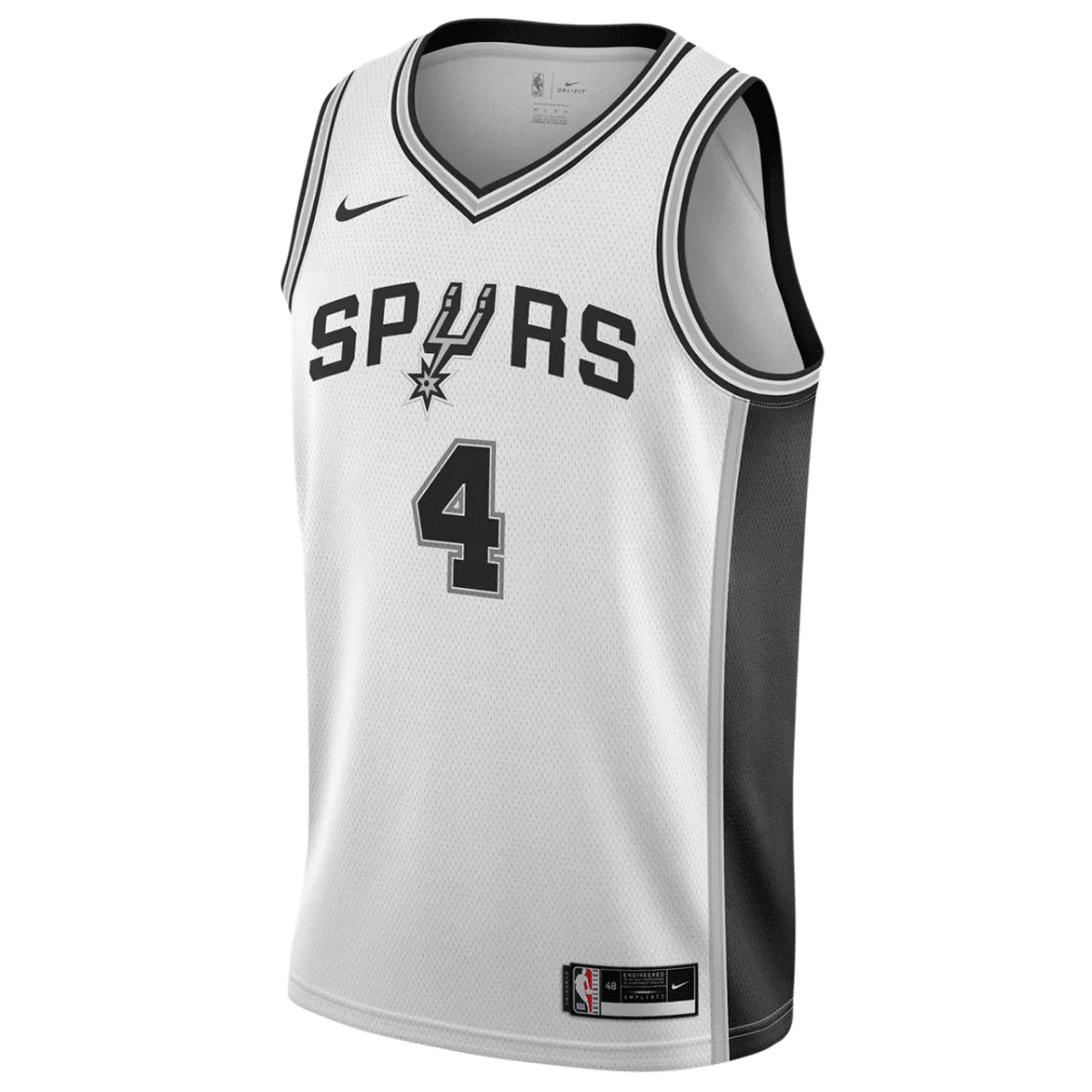 Regata NBA San Antonio Spurs Association Edition Swingman Jersey Branca De'Aaron Fox 4
