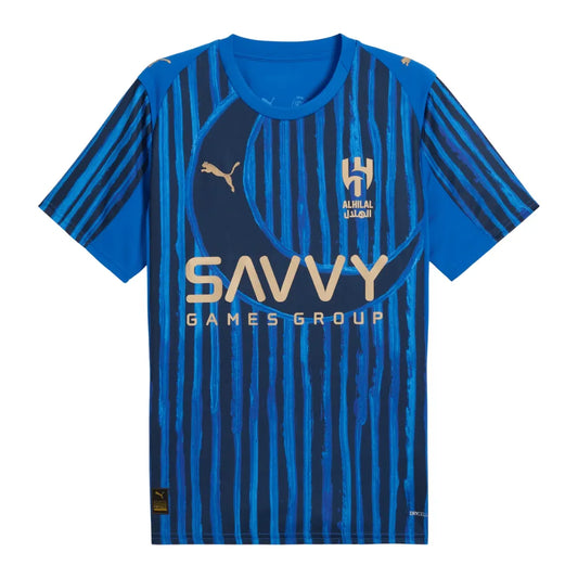 Camisa Al Hilal Saudi 2025 Mundial Azul Torcedor Masculina