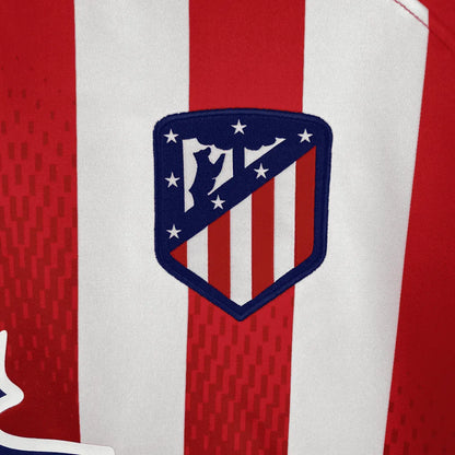 Camisa Atletico de Madrid I Home 25/26 Torcedor Masculina Listrada