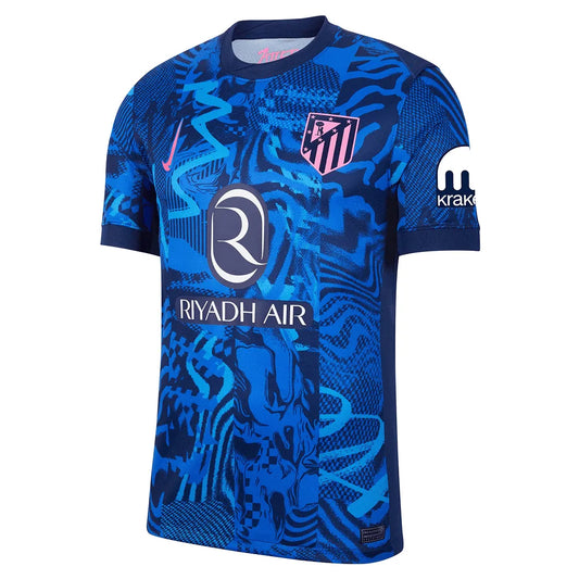 Camisa Atletico de Madrid III 25/26 Torcedor Masculina Azul
