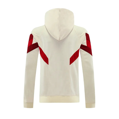 Conjunto Moletom Blusa e Calça Bayern de Munique 24/25 Creme Canguru Masculino