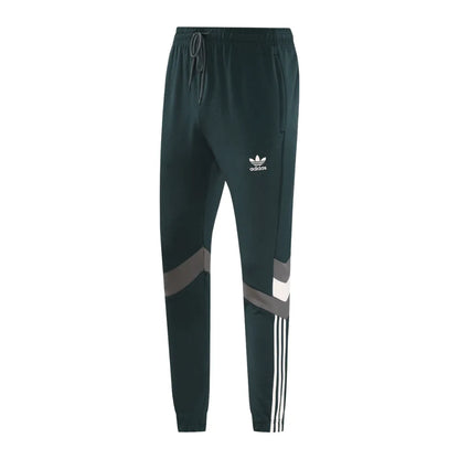 Conjunto Moletom Blusa e Calça Real Madrid 24/25 Creme/Verde Canguru Masculino