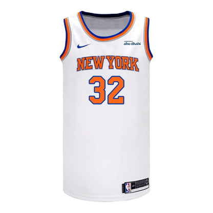 Regata NBA New York Knicks Association Edition Branca Jersey Karl Anthony Towns 32