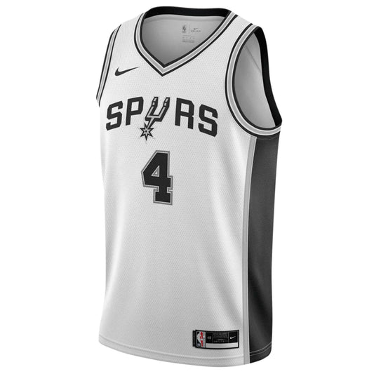 Regata NBA San Antonio Spurs Association Edition Swingman Jersey Branca De'Aaron Fox 4